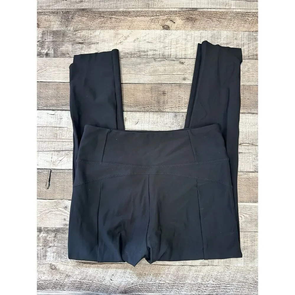 Athleta Women's Size S Black Stellar Cropped Zip Pocket Pant Activewear Office - Picture 3 of 10